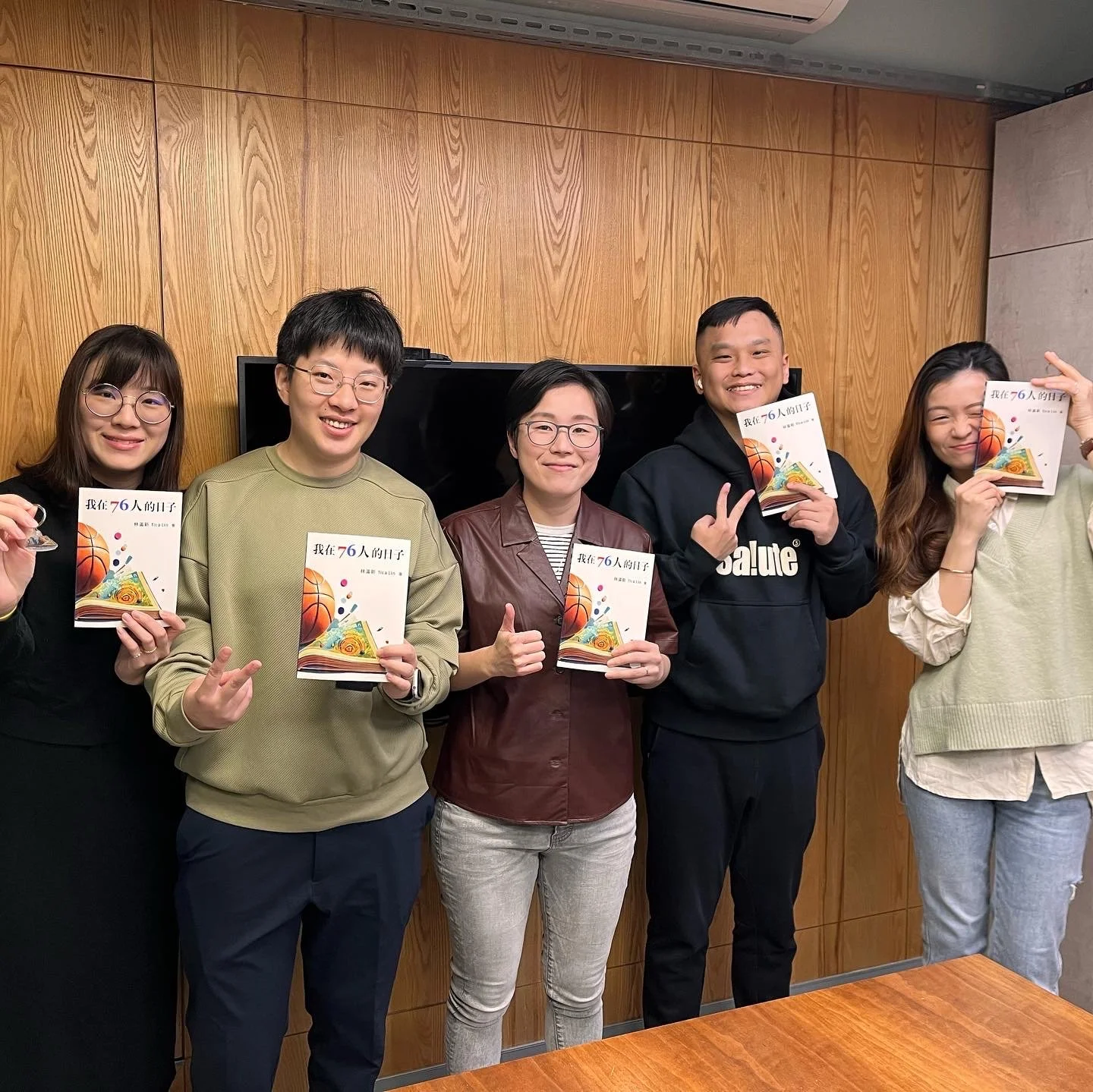 Book launch party photo