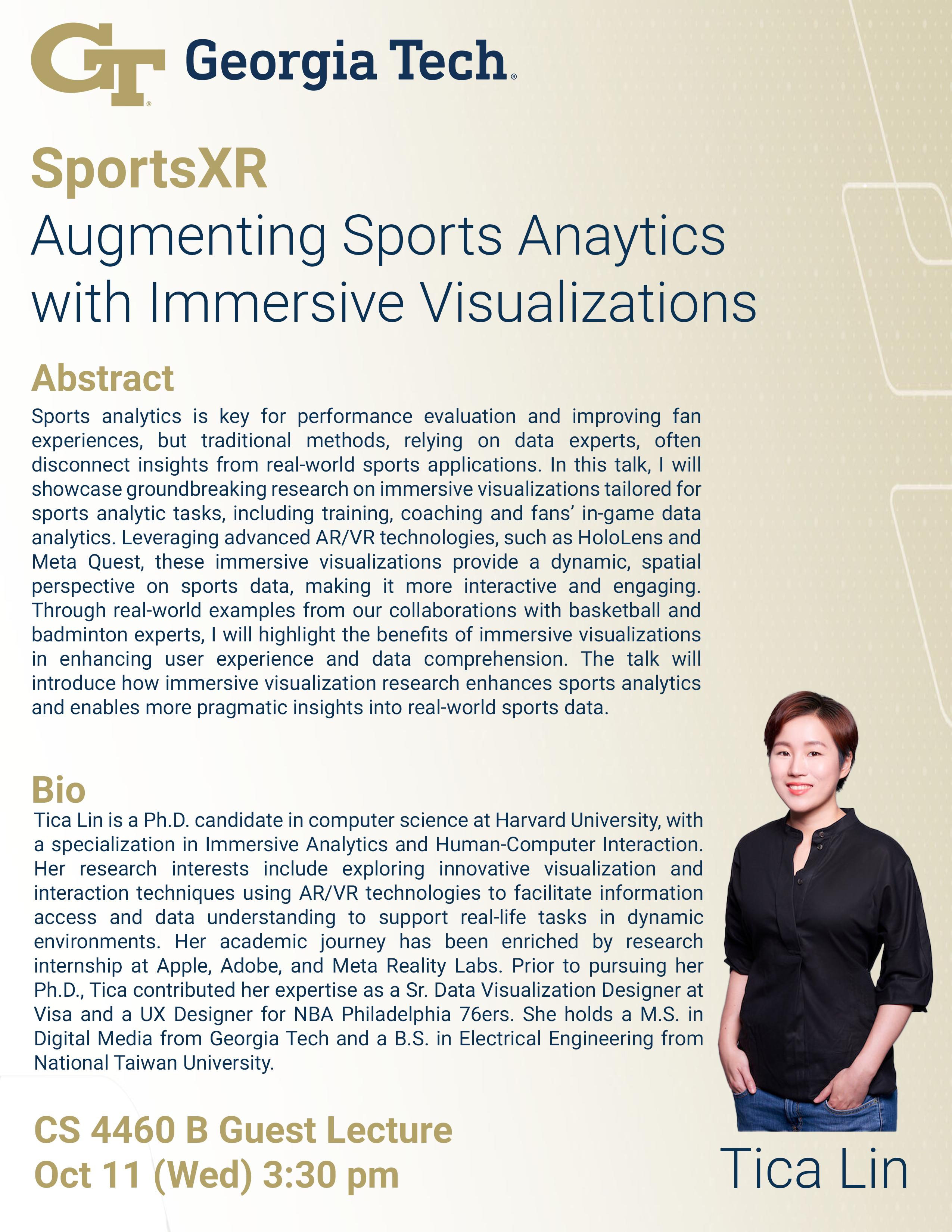 SportsXR: Augmenting Sports Analytics with Immersive Visualizations